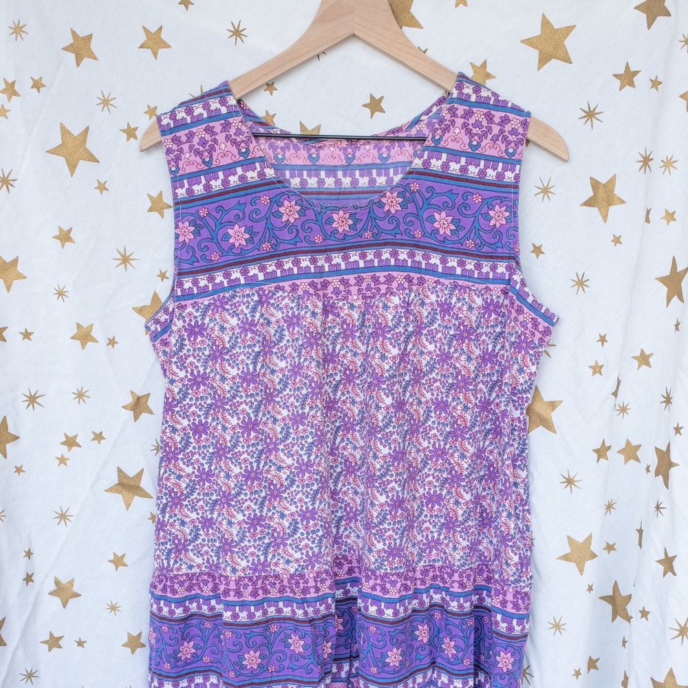 Vintage Sleeveless Sun Dress
